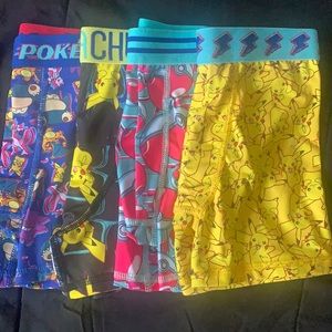 4 Pairs Of Kids Pokémon Briefs